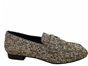 La Strada La Strada 2504653 4025 Beige Instappers Beige Textiel Strass Dames