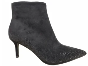 La Strada La Strada 4501271 2201 Black Enkellaarzen Zwart Textiel Strass Dames