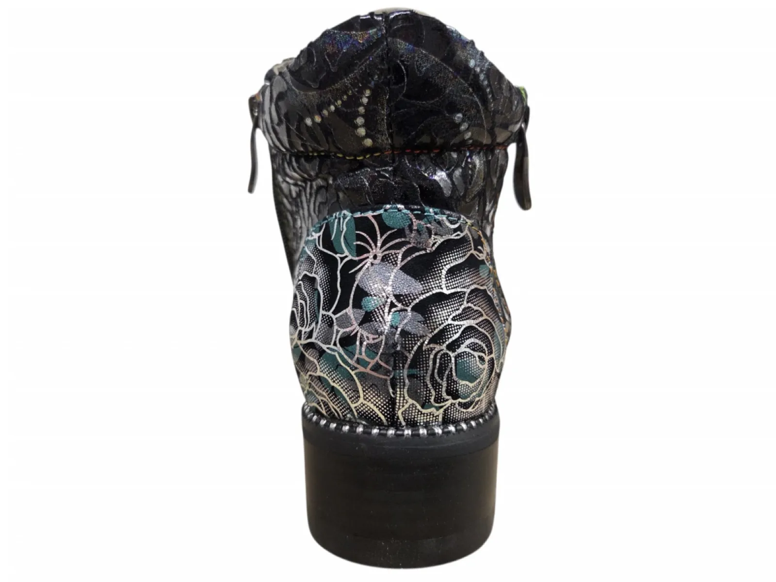 Laura Vita Laura Vita Emcmao 02 Argento Veterboots Zwart Suede Dames