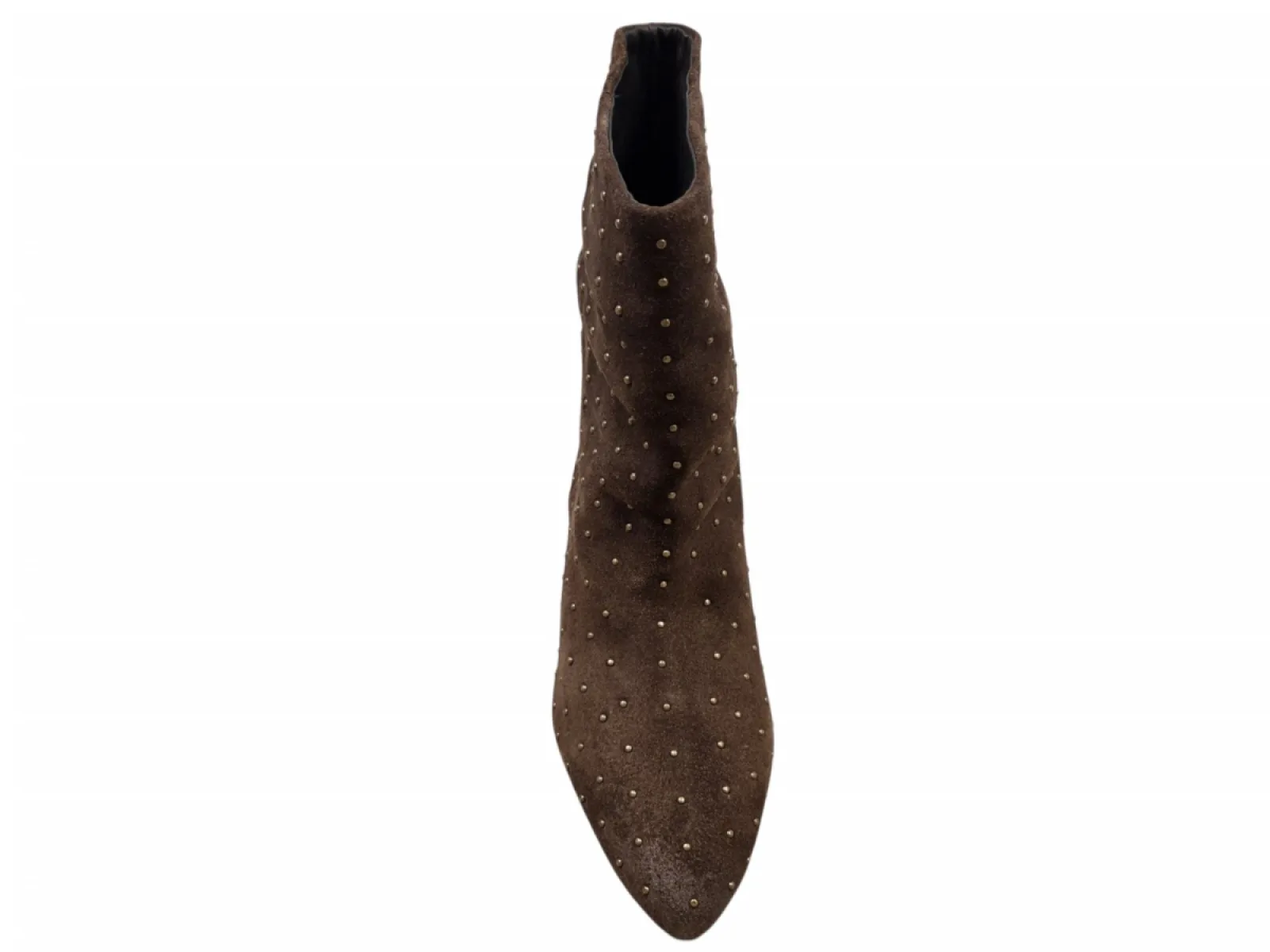 Maruti Maruti Amina Studs Dark Brown D19 Enkellaarzen Bruin Suede Met Studs Dames