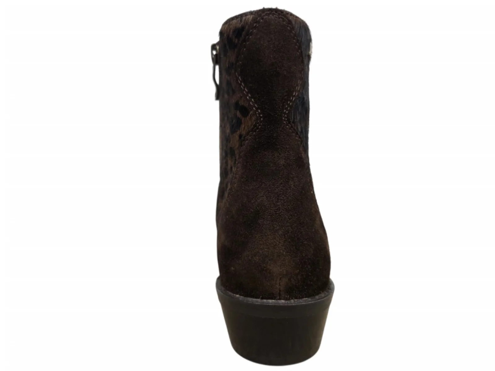 Maruti Maruti Gavi Suede Hairon DBrown DN1 Enkellaarzen Bruin Suede Dames
