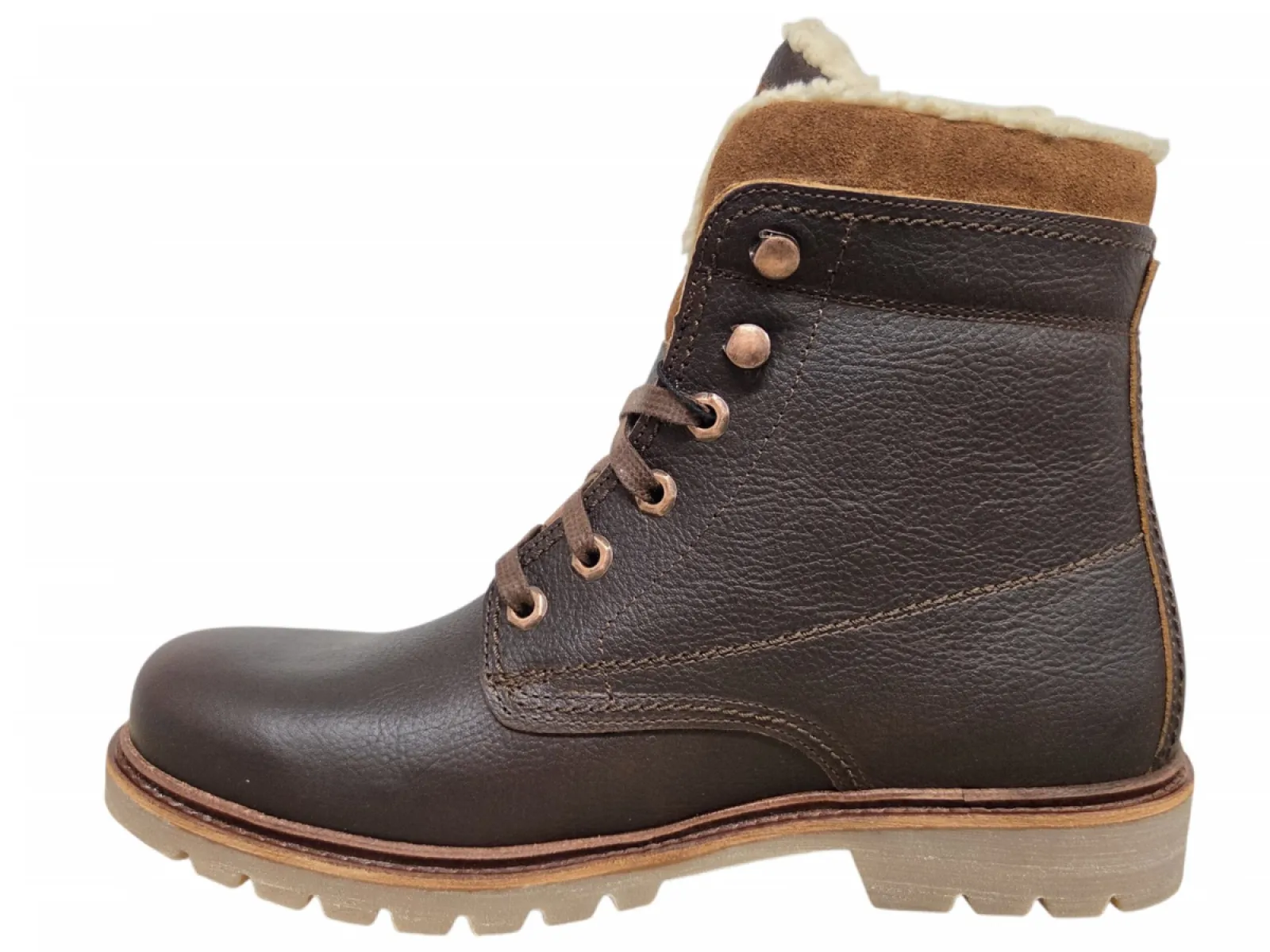 Panama Jack Panama Jack Panama 03 Aviator C22 Veterboots Bruin Gevet Leer Heren