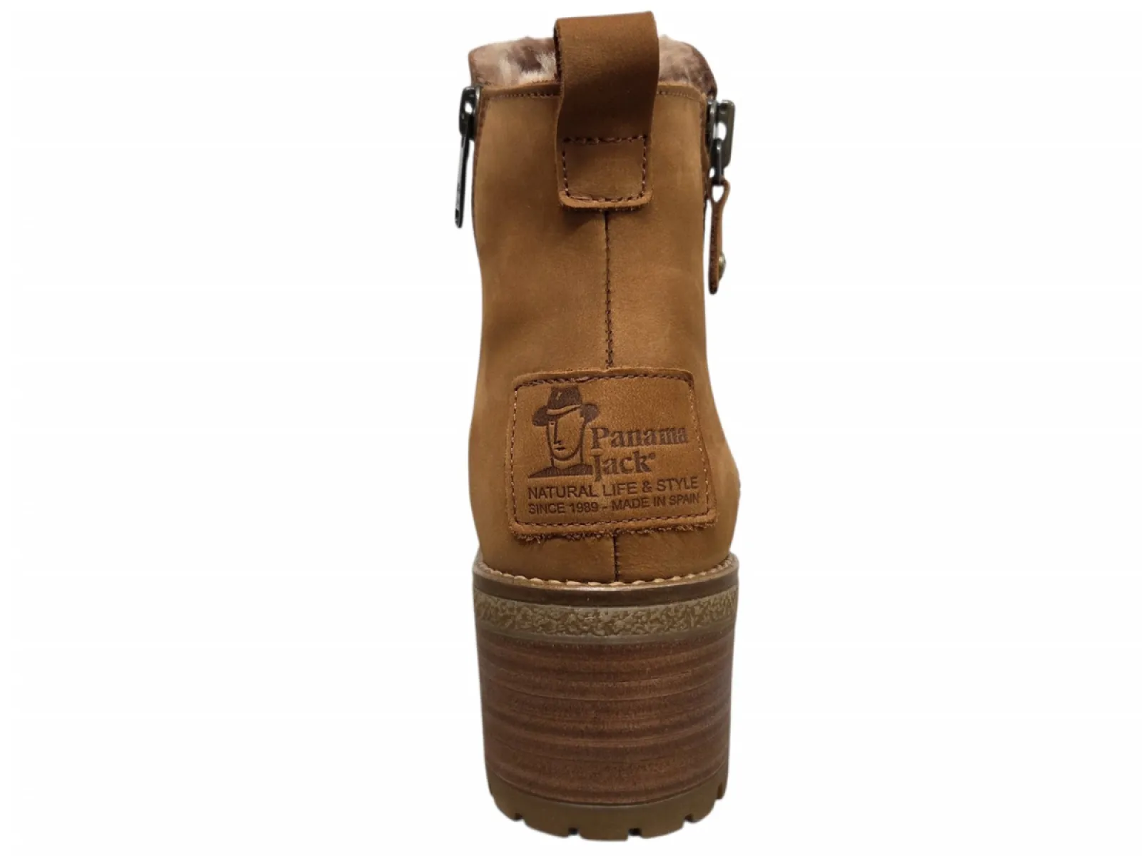 Panama Jack Panama Jack Pauline B20 enkellaarzen Warm Cognac Nubuck Dames