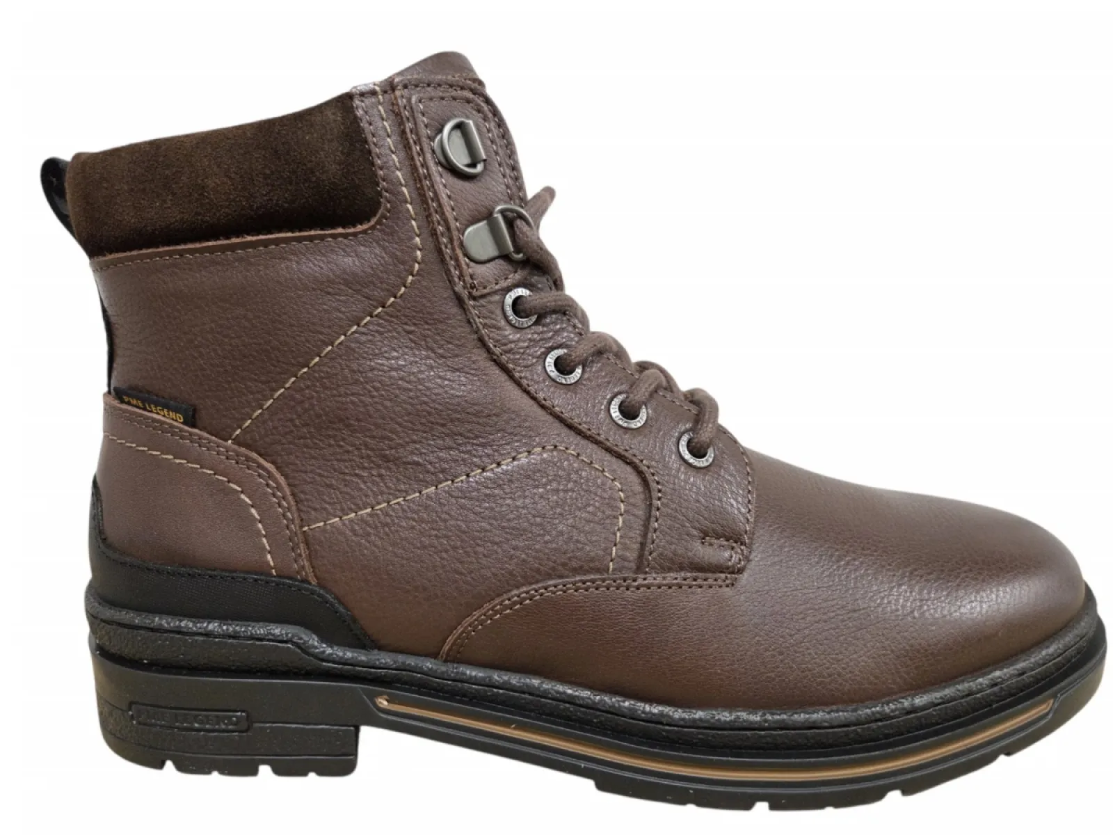 P.M.E. P.M.E. Tarmac LB-20 Brown D00 Veterboots Halfhoog Bruin Leer Heren