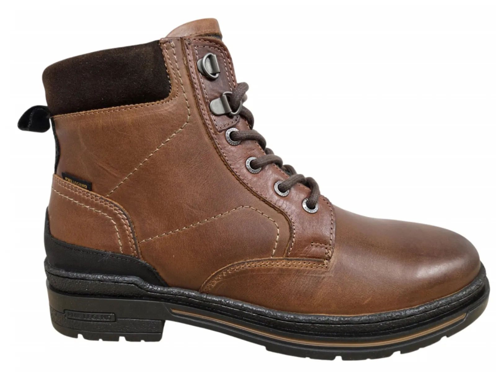 P.M.E. P.M.E. Tarmac LB-20 Cognac D21 Veterboots Halfhoog Cognac Leer Heren