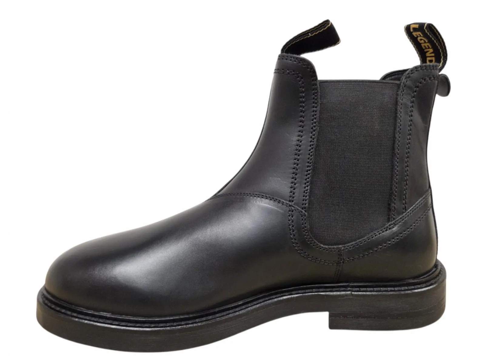 P.M.E. P.M.E. Yoke CB11 Black A00 Chelsea Boots Zwart Leer Heren