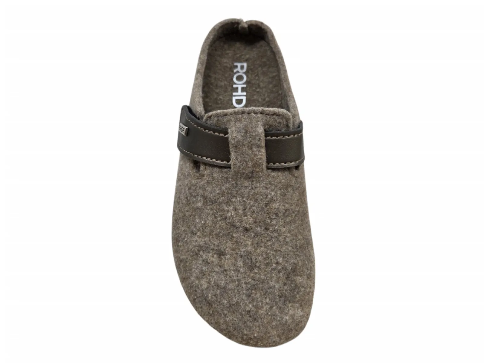 Rohde Rohde 6549 17 Pantoffels Open Sloffen Beige Vilt Dames