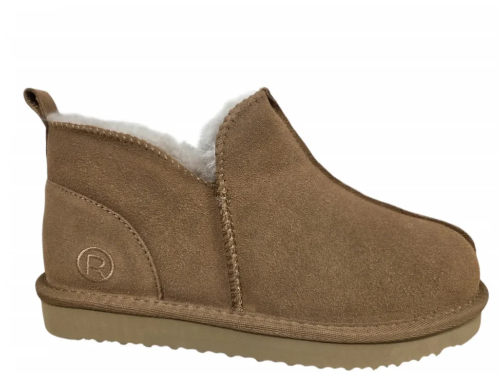 Rohde Rohde 7096 76 Pantoffel Dichte Sloffen Cognac Suede Dames