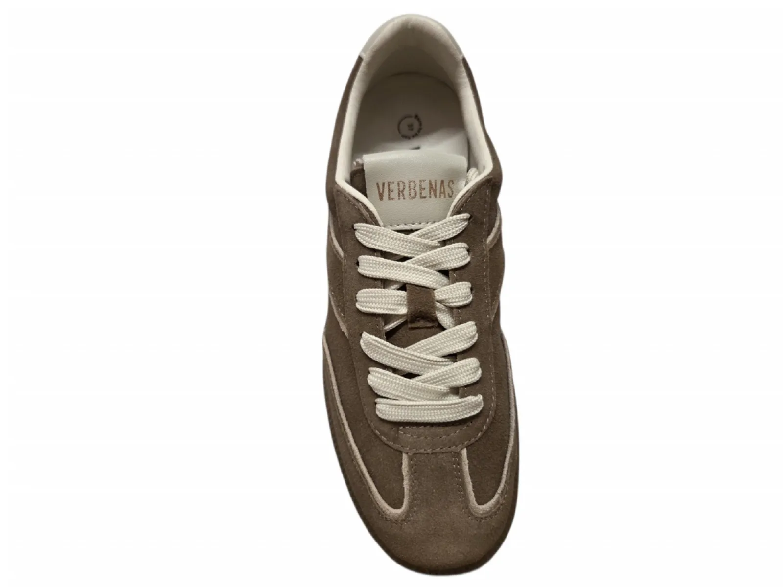 Verbenas Verbenas Sound Brume Taupe Ecru Sneakers Beige Suede Dames