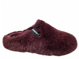 Verbenas Verbenas York Budapest Burdeos Pantoffels Open Sloffen Rood Synthetisch Dames