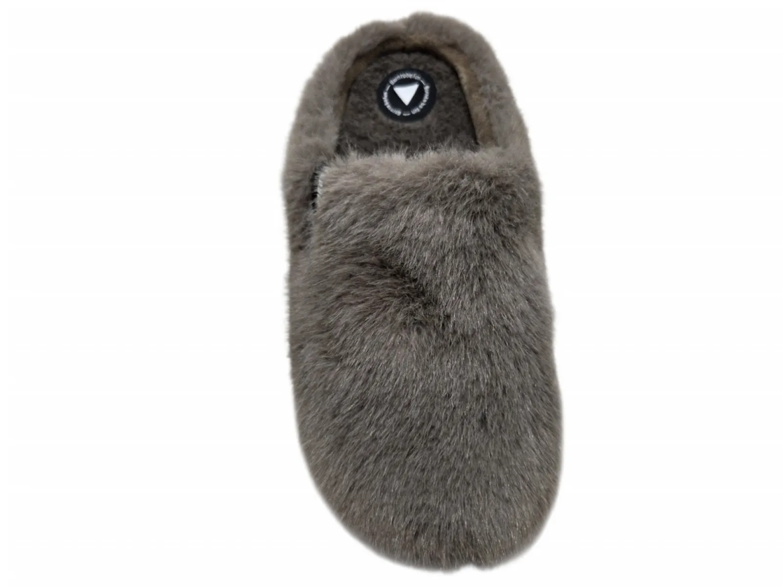 Verbenas Verbenas York Budapest Taupe Pantoffels Open Sloffen Taupe Synthetisch Dames