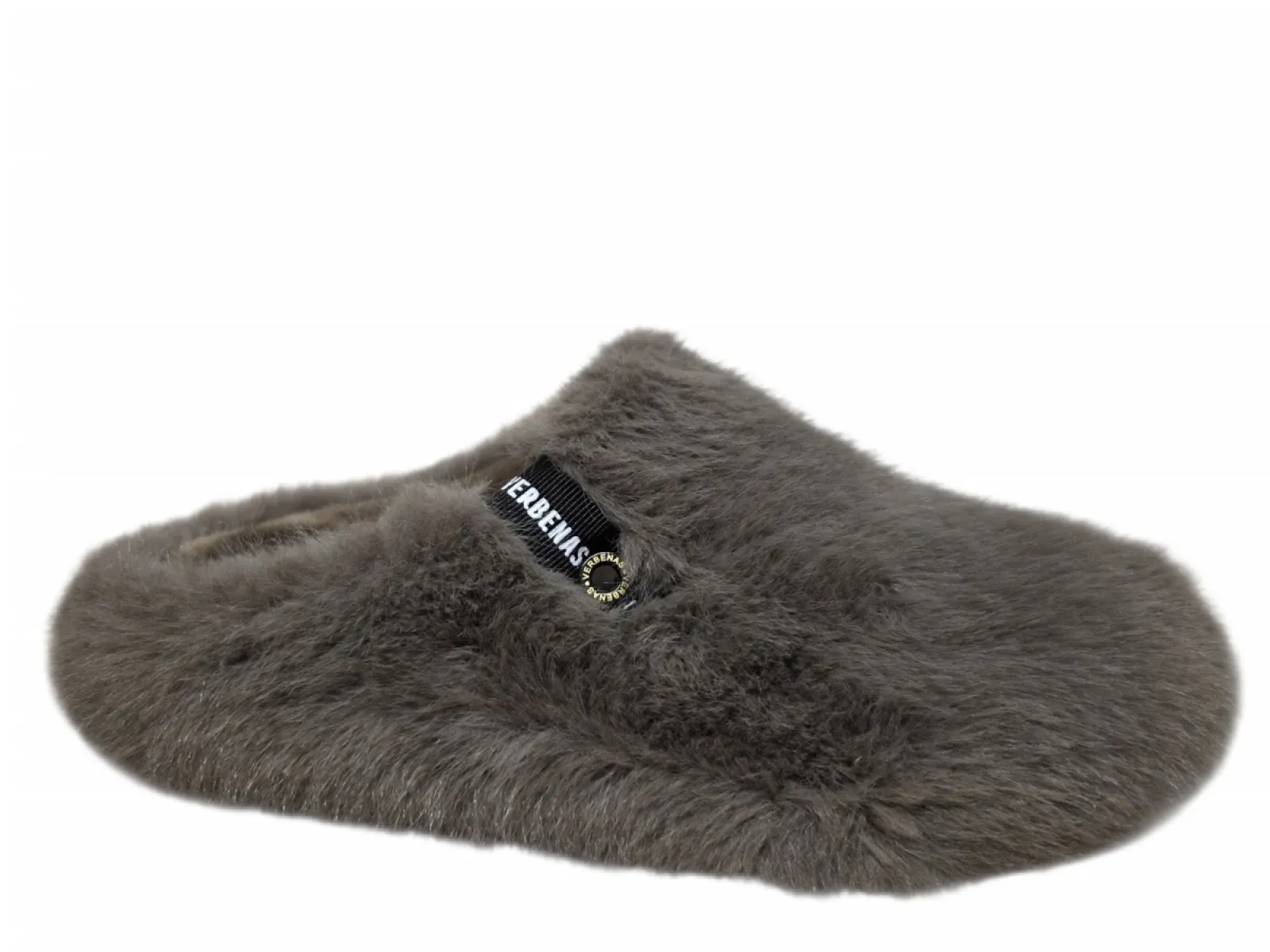 Verbenas Verbenas York Budapest Taupe Pantoffels Open Sloffen Taupe Synthetisch Dames