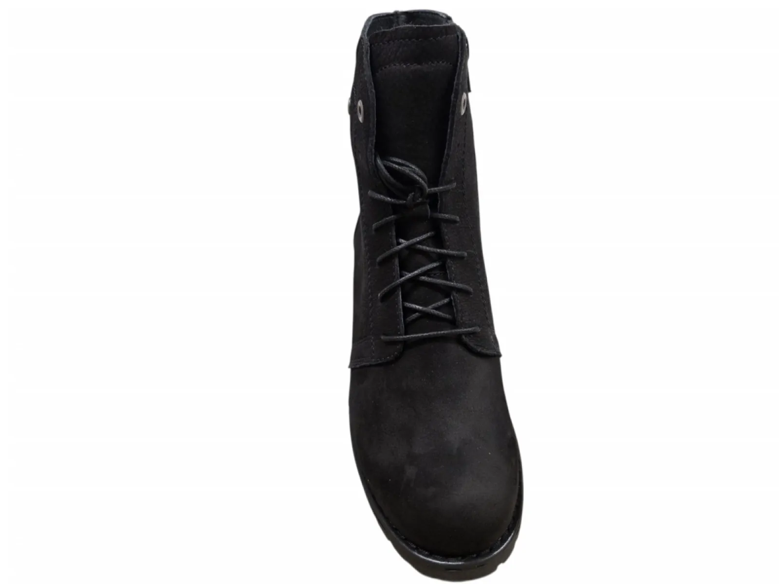 Wolky Wolky 0247910 000 Veterboots Zwart Nubuck Dames