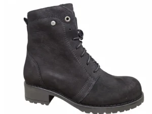 Wolky Wolky 0247910 000 Veterboots Zwart Nubuck Dames