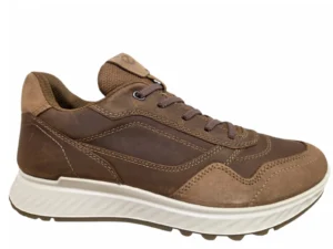 Ecco Ecco 835454 51055 Sneakers Bruin Nubuck en Suede Heren