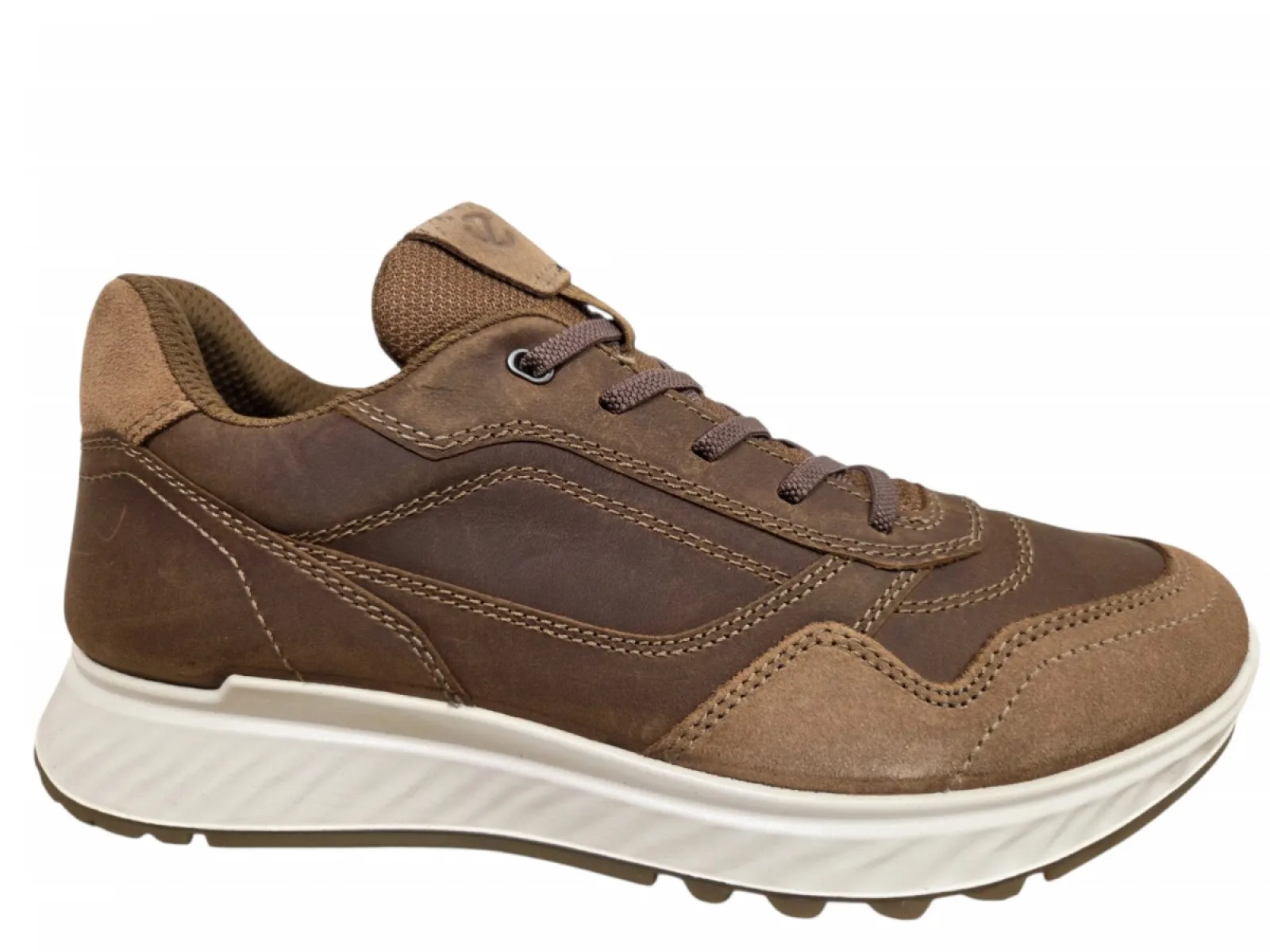 Ecco Ecco 835454 51055 Sneakers Bruin Nubuck en Suede Heren
