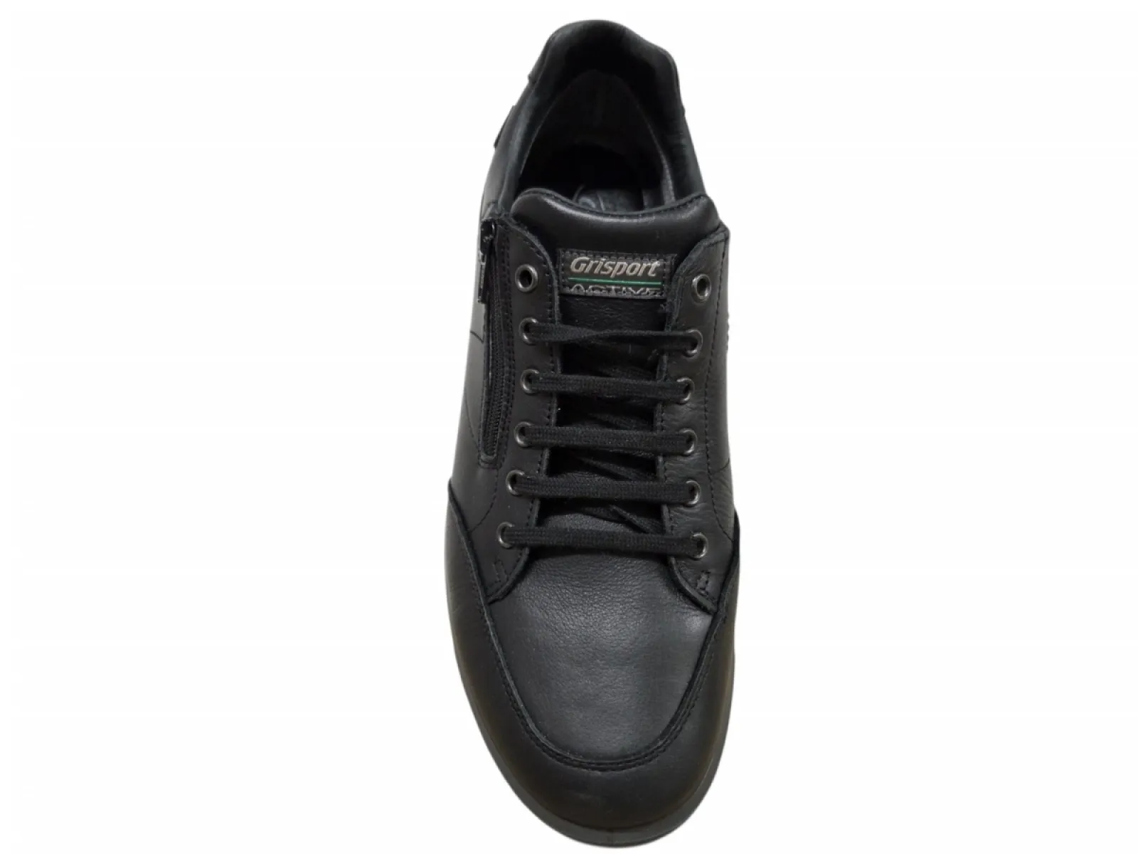 Grisport Grisport GRI 43639 black 01 Sneakers Zwart Leer Heren Zeer Breed K