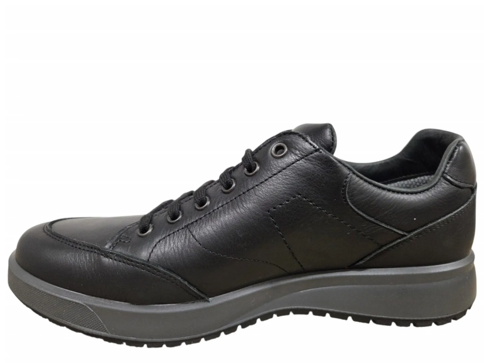 Grisport Grisport GRI 43639 black 01 Sneakers Zwart Leer Heren Zeer Breed K