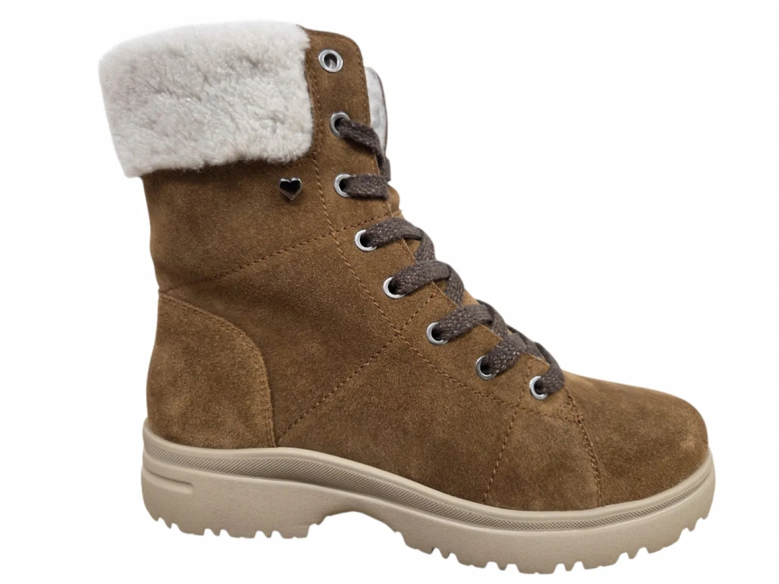 Hartjes Hartjes 172.2801/30 53.00 H Veterboots Bruin Suede Dames