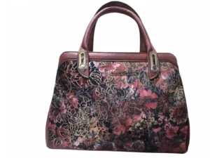 Laura Vita Laura Vita Aramis 11 Rouge Handtas Rood Suede en Leer Dames