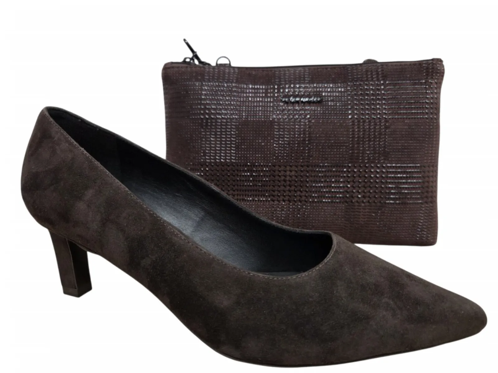 Peter Kaiser Peter Kaiser 9-9-69054-44 323 DK Brown Handtas Bruin Strass Suede Dames