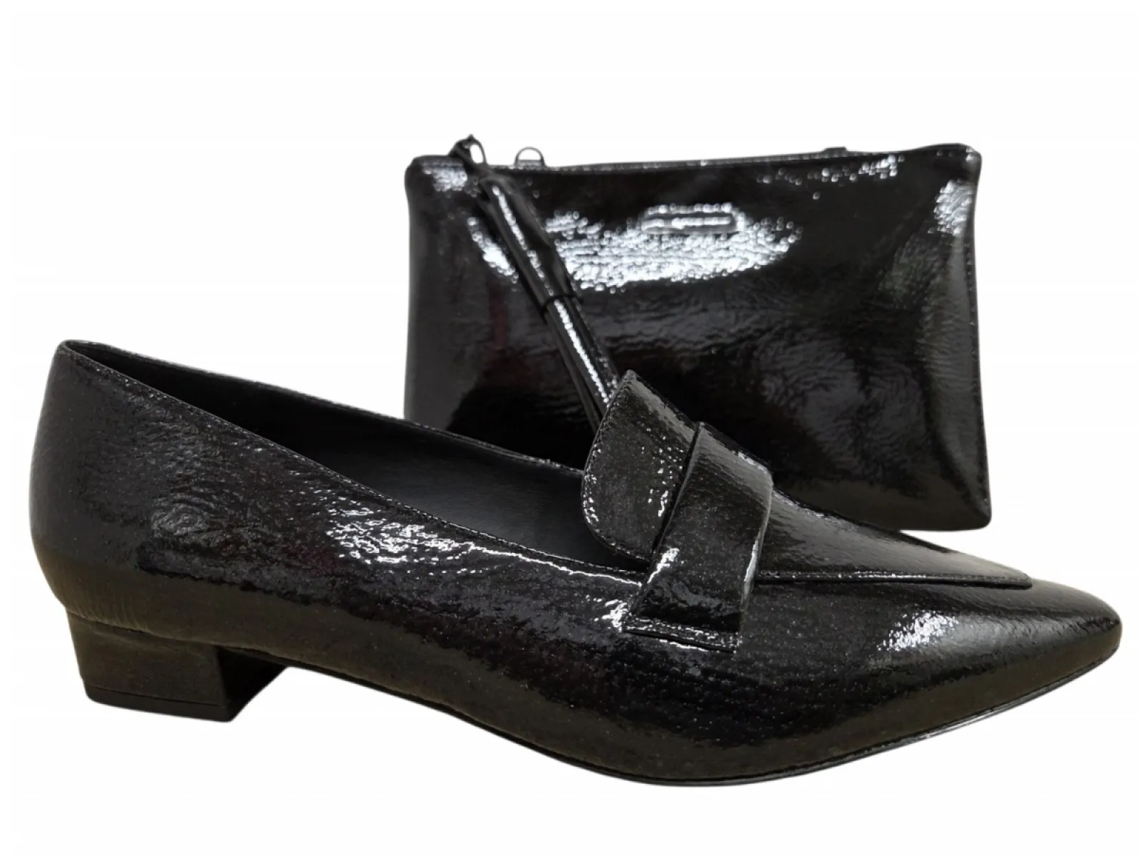 Peter Kaiser Peter Kaiser 9-9-72243-47 017 Black Instappers Zwart Lak Dames
