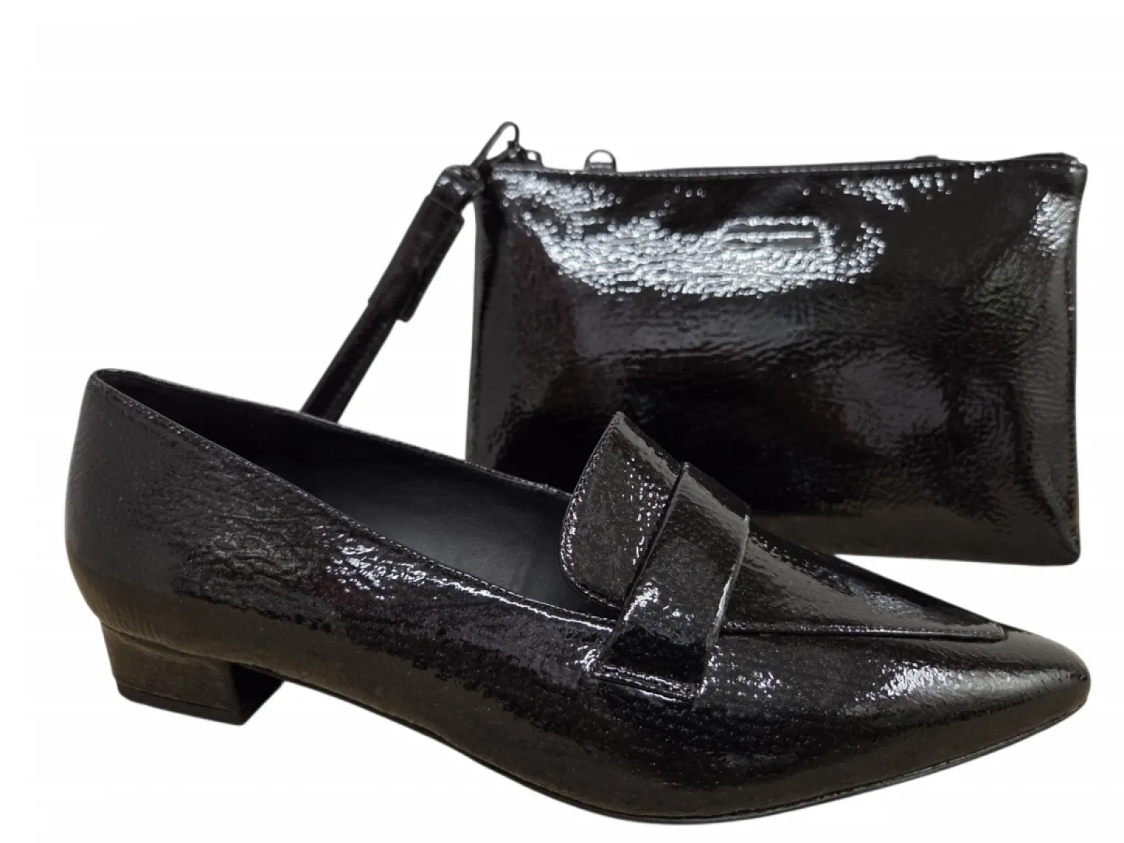 Peter Kaiser Peter Kaiser 9-9-72243-47 017 Black Instappers Zwart Lak Dames