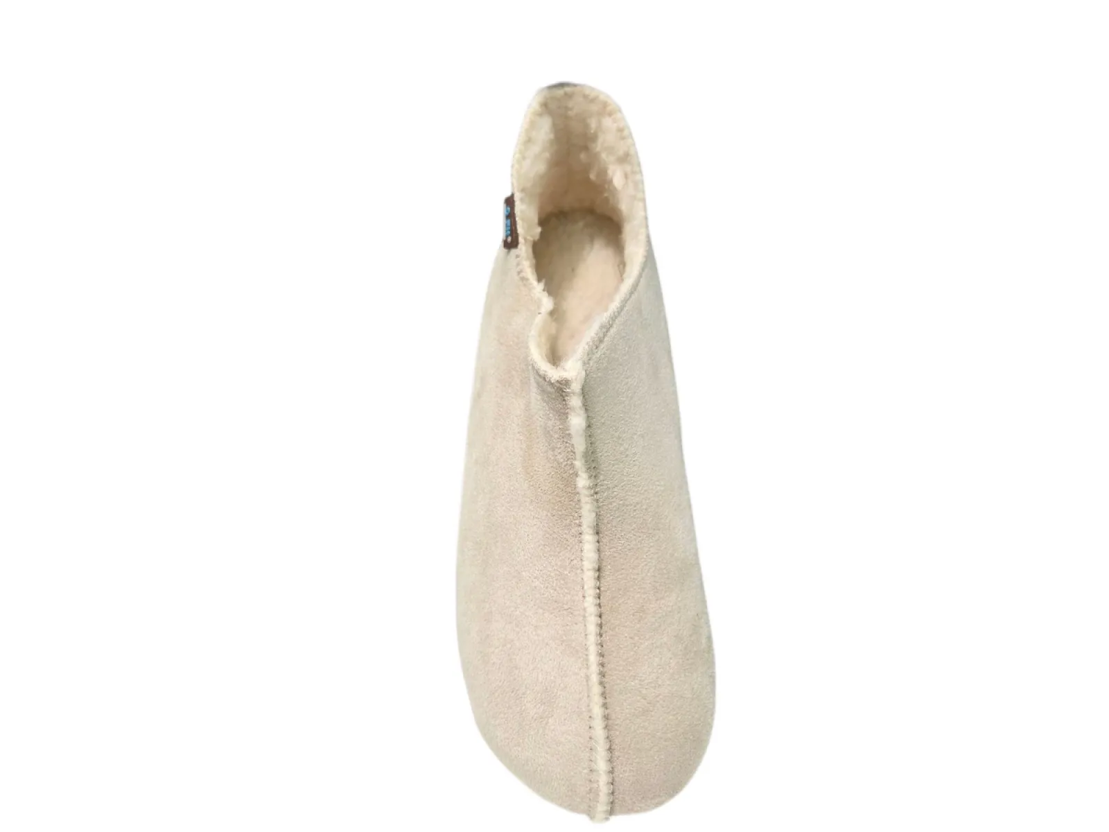 Q Fit Q Fit Madrid Suede Beige Pantoffels Dichte Sloffen Beige Suede Dames