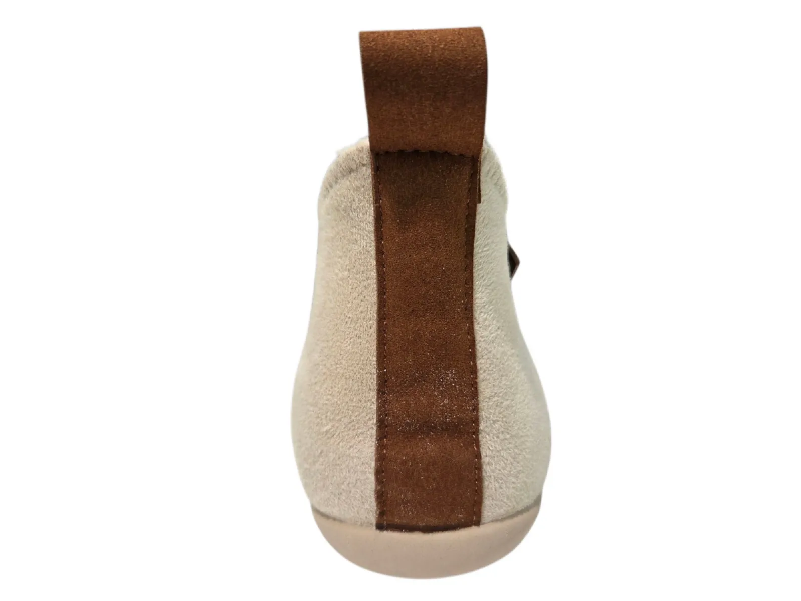Q Fit Q Fit Madrid Suede Beige Pantoffels Dichte Sloffen Beige Suede Dames