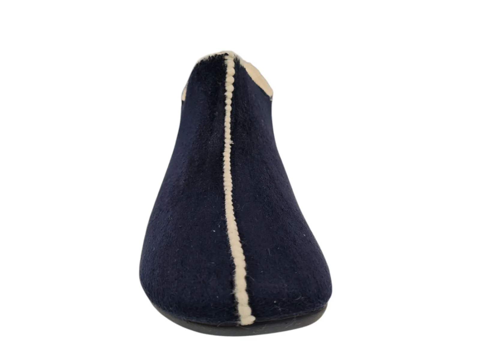 Q Fit Q Fit Madrid Suede Blue Pantoffels Dichte Sloffen Blauw Suede Dames