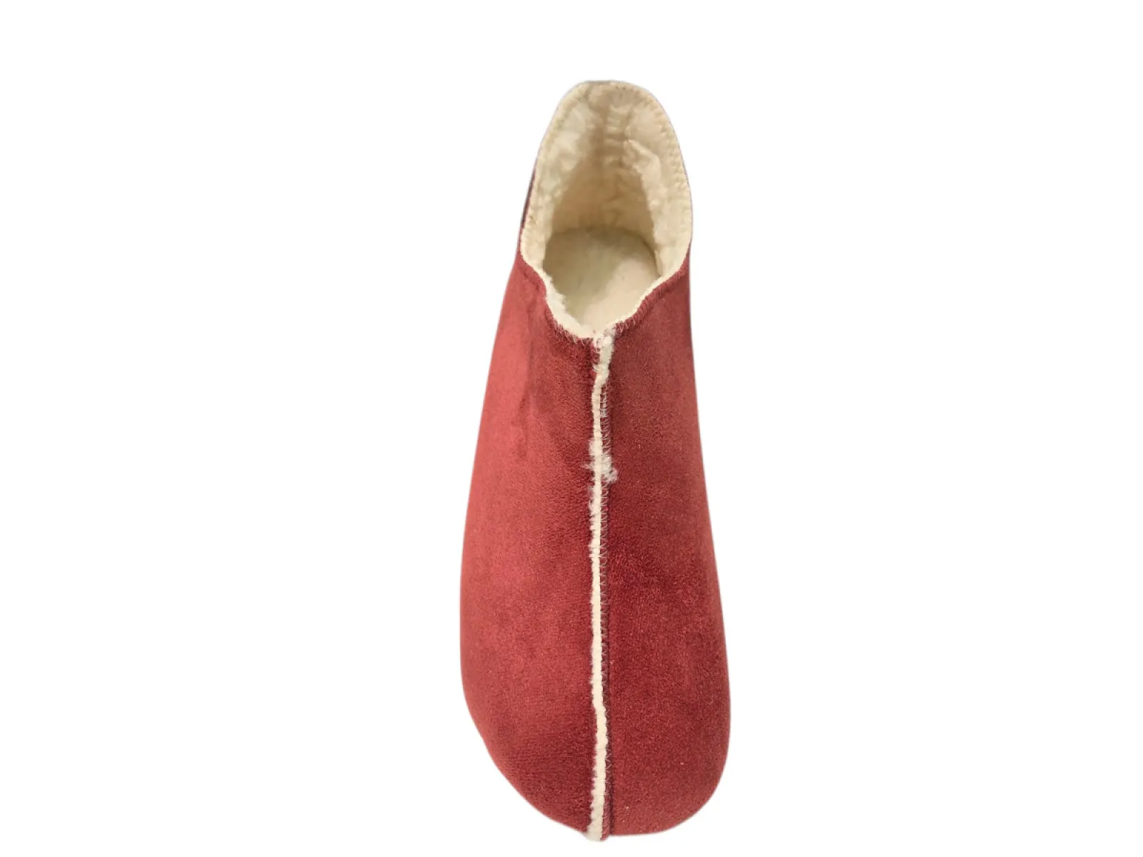 Q Fit Q Fit Madrid Suede Bordeaux Pantoffels Dichte Sloffen Bordeaux Suede Dames