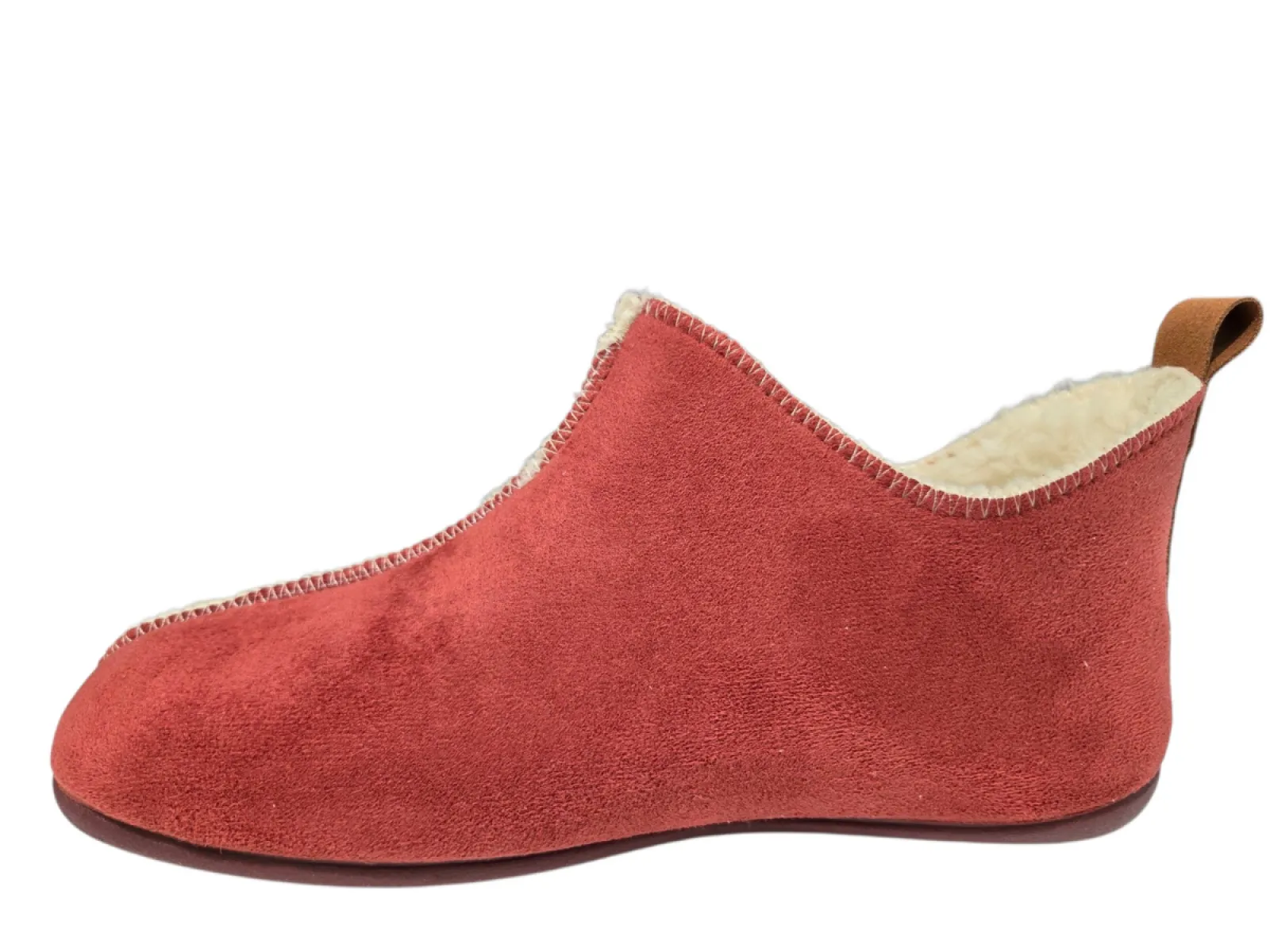Q Fit Q Fit Madrid Suede Bordeaux Pantoffels Dichte Sloffen Bordeaux Suede Dames