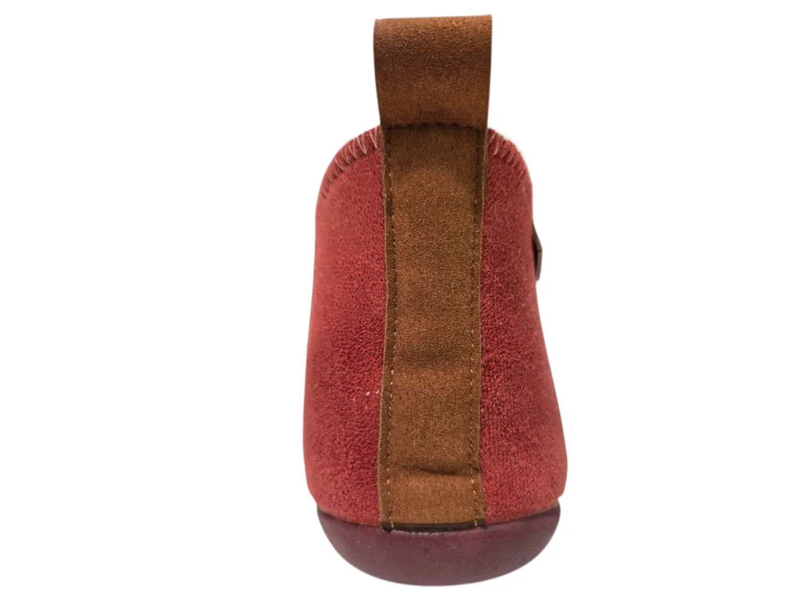 Q Fit Q Fit Madrid Suede Bordeaux Pantoffels Dichte Sloffen Bordeaux Suede Dames