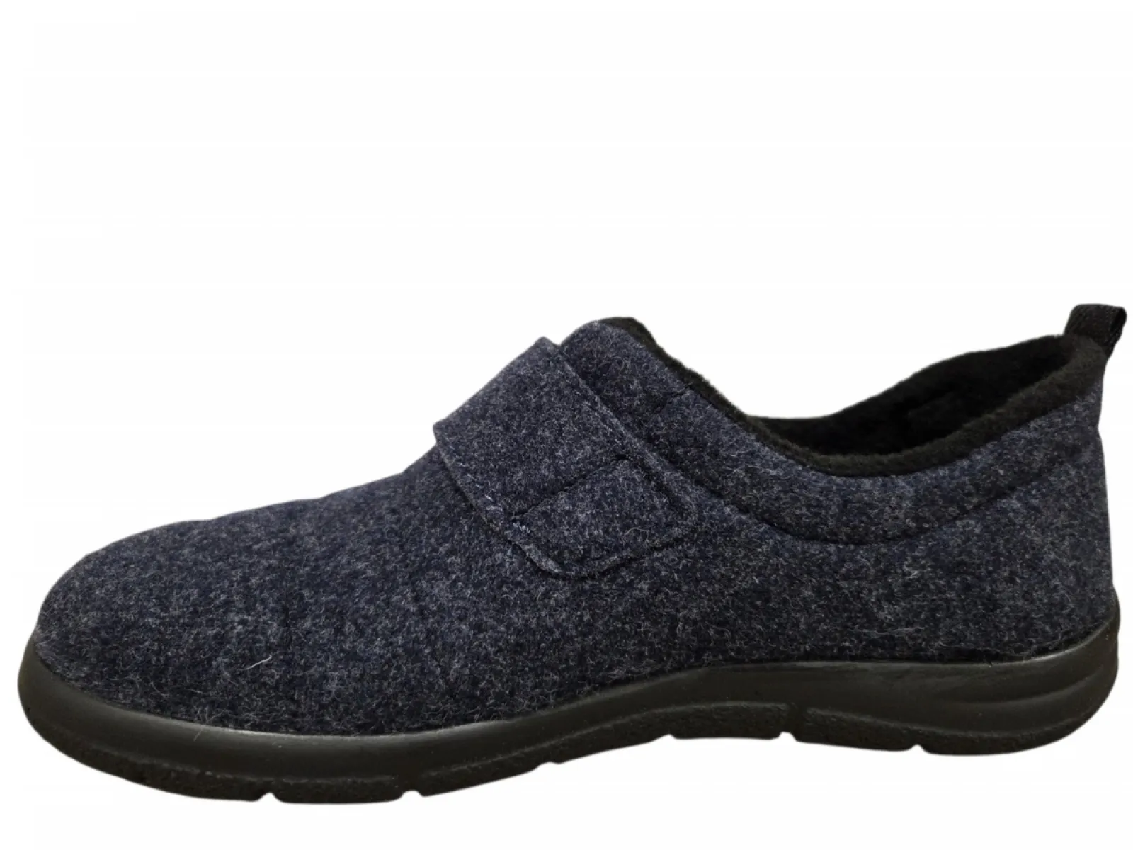 Rohde Rohde 2627 56 Pantoffels Dichte Sloffen Blauw Vilt Heren