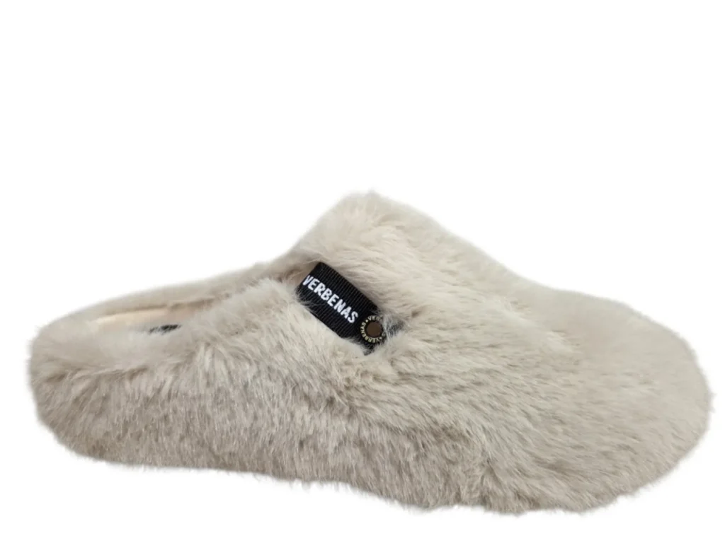 Verbenas Verbenas York Budapest Beige Pantoffels Open Sloffen Gebroken Wit Synthetisch Dames