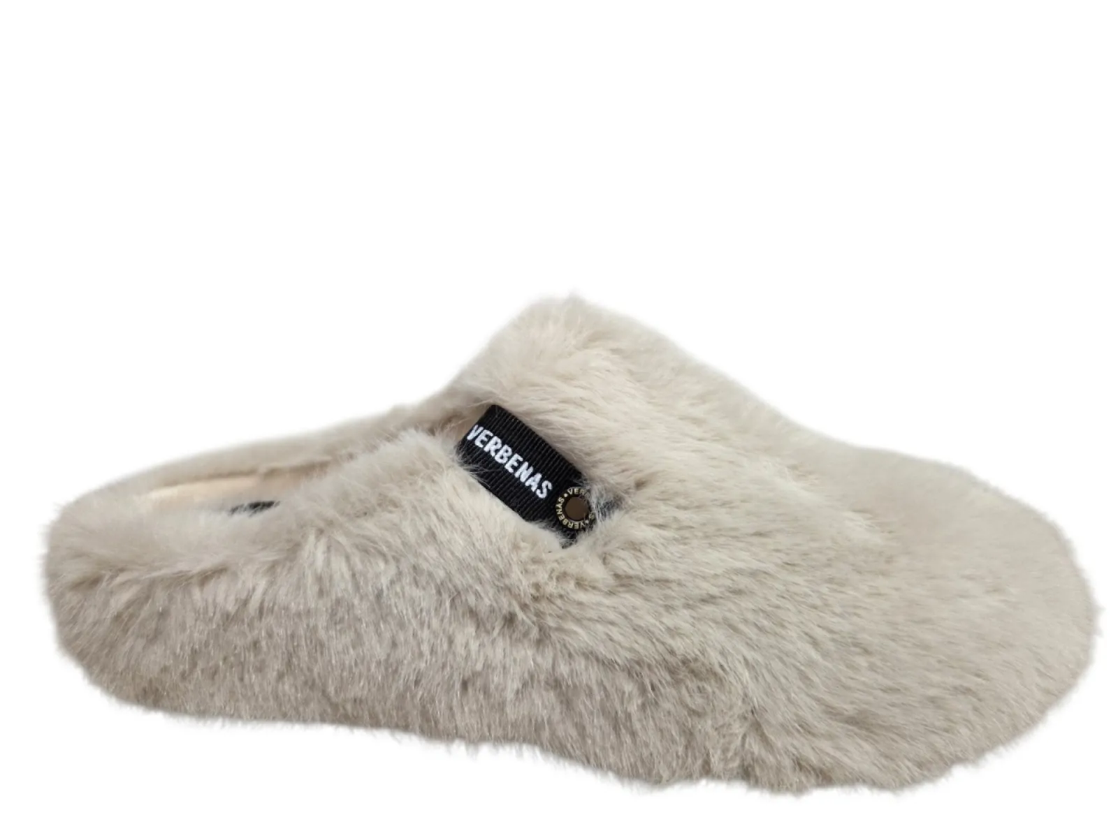 Verbenas Verbenas York Budapest Beige Pantoffels Open Sloffen Gebroken Wit Synthetisch Dames