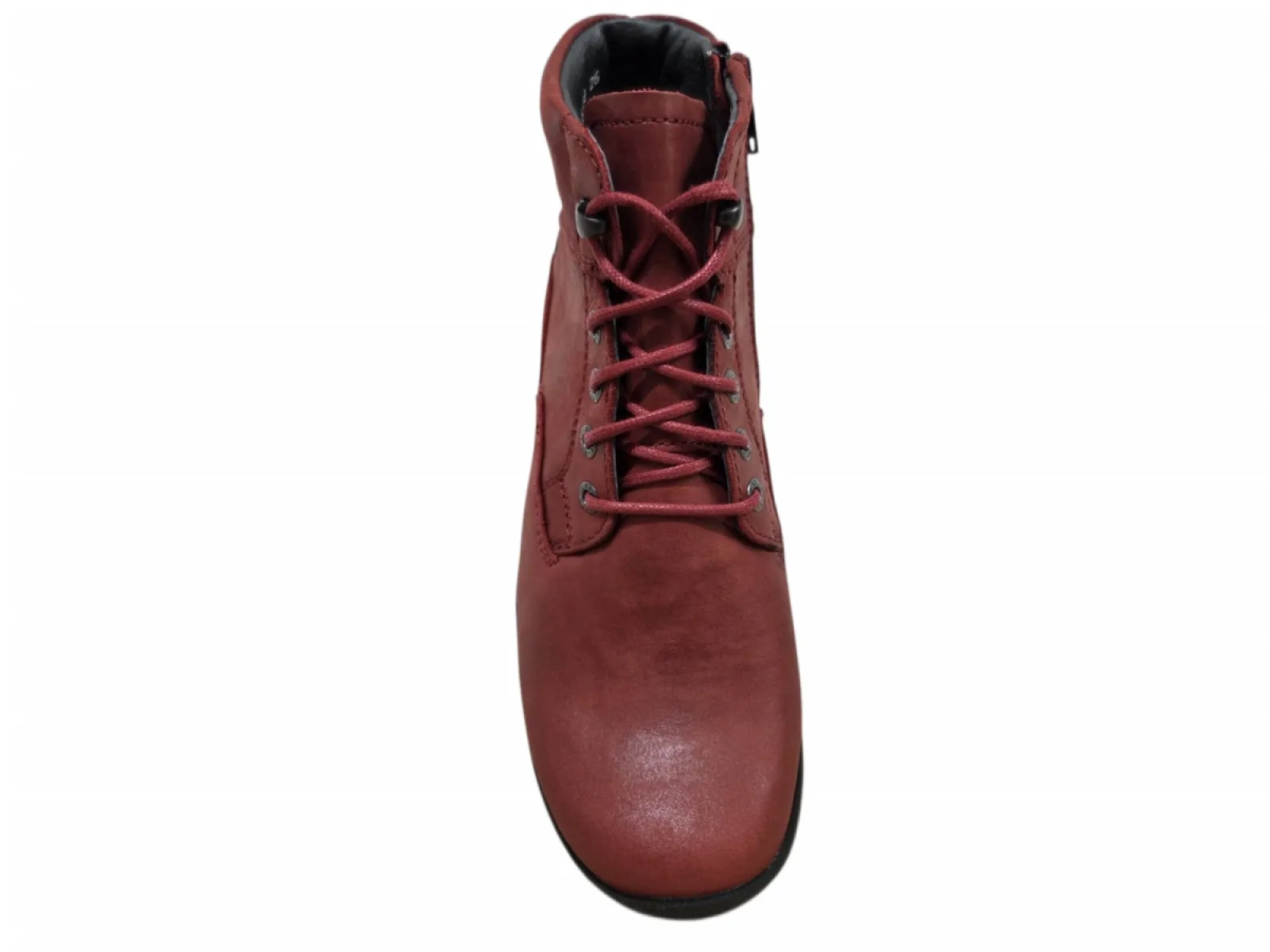 Wolky Wolky 0661636 553 Veterschoenen Halfhoog Rood Leer Dames
