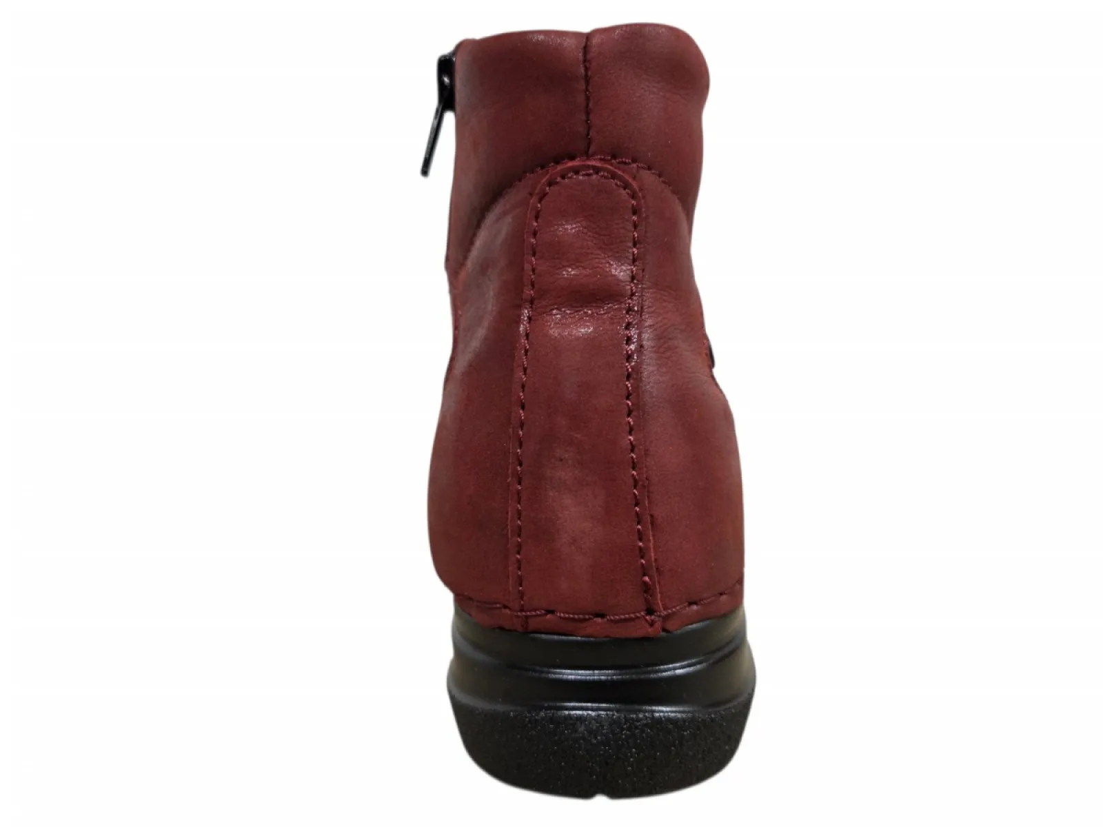 Wolky Wolky 0661636 553 Veterschoenen Halfhoog Rood Leer Dames