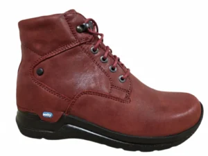 Wolky Wolky 0661636 553 Veterschoenen Halfhoog Rood Leer Dames